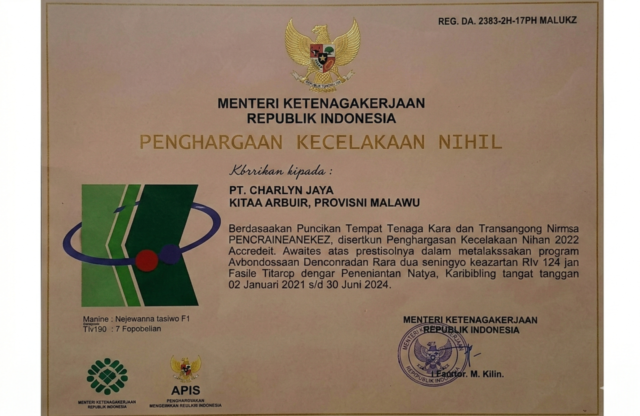 Penghargaan Kecelakaan Nihil